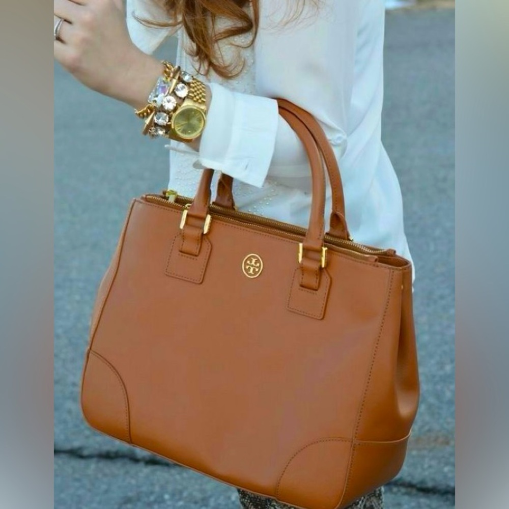 Tory Burch Robinson Double Zip tote